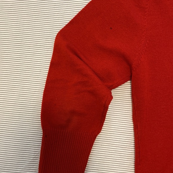 MAK red cardigan sweater sz L - Picture 6 of 7